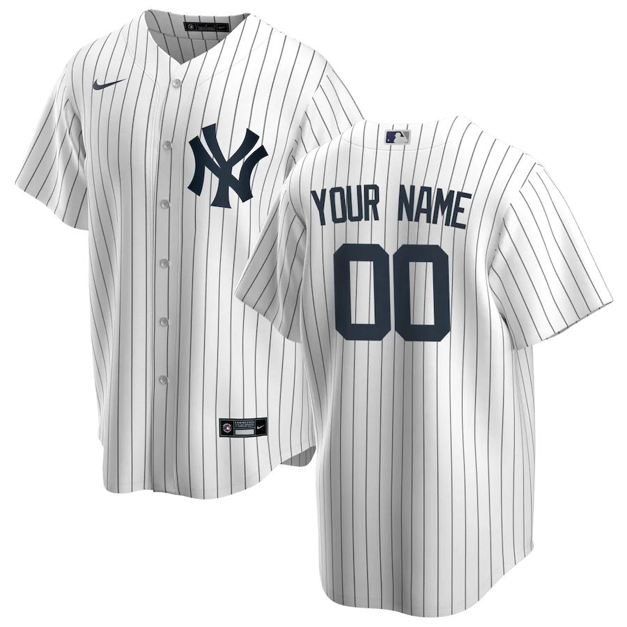 New York Yankees Custom Letter and Number Kits for Home Jersey Material Vinyl